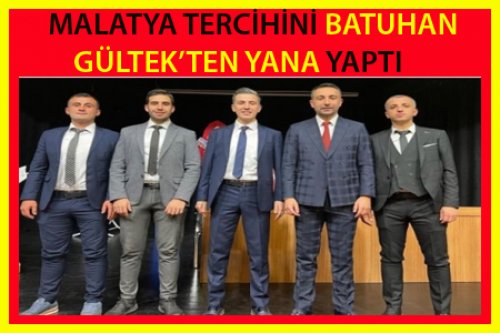 MALATYA'DA YENİ BAŞKAN: BATUHAN GÜLTEK OLDU