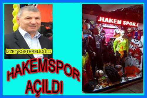 HAKEMSPOR  İSTANBUL'DA AÇILDI