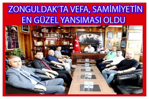 ZONGULDAK’TA VEFA, SAMİMİYETİN EN GÜZEL YANSIMASI OLDU