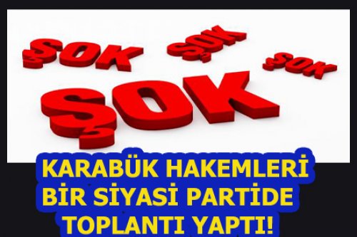 KARABÜK ÇOK KONUŞULACAĞA BENZİYOR!
