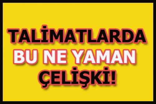 TALİMATLAR ARAPSAÇI!