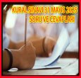 31 MAYIS KURAL SINAV SORU VE CEVAPLARI