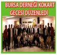BURSA DERNEĞİ KOKART GECESİ DÜZENLEDİ