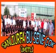Ş.URFA 2015-2016 SEZONUNA ÜMİTLİ GİRDİ